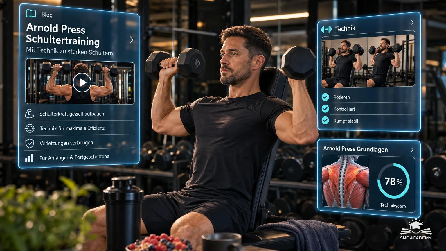 Arnold Press Schultertraining