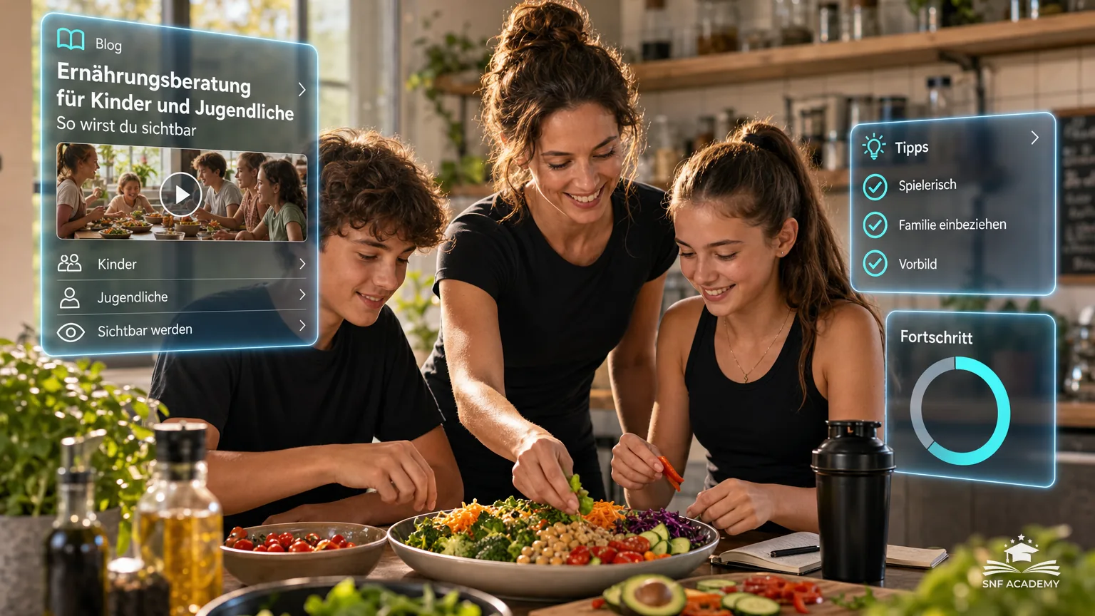 Ernährungsberatung für Kinder und Jugendliche: Tipp: So wirst Du sichtbar als Ernährungscoach