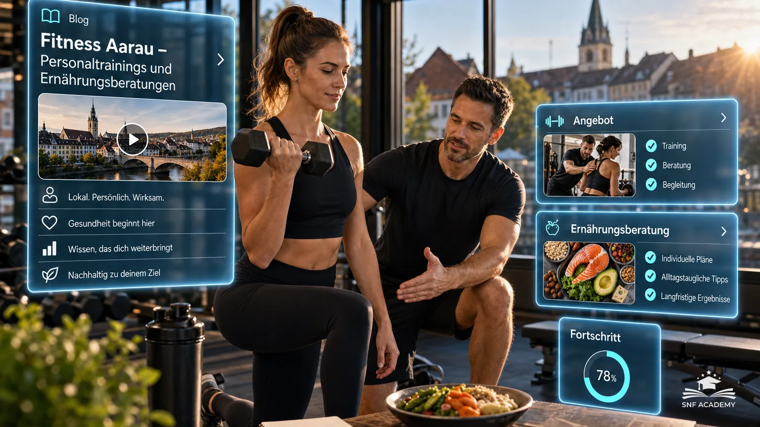 Fitness Aarau - Personaltrainings und Ernährungsberatungen