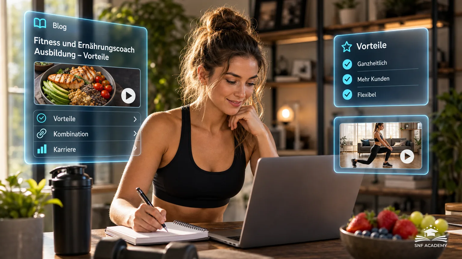 Fitness und Ernährungscoach Ausbildung - Vorteile