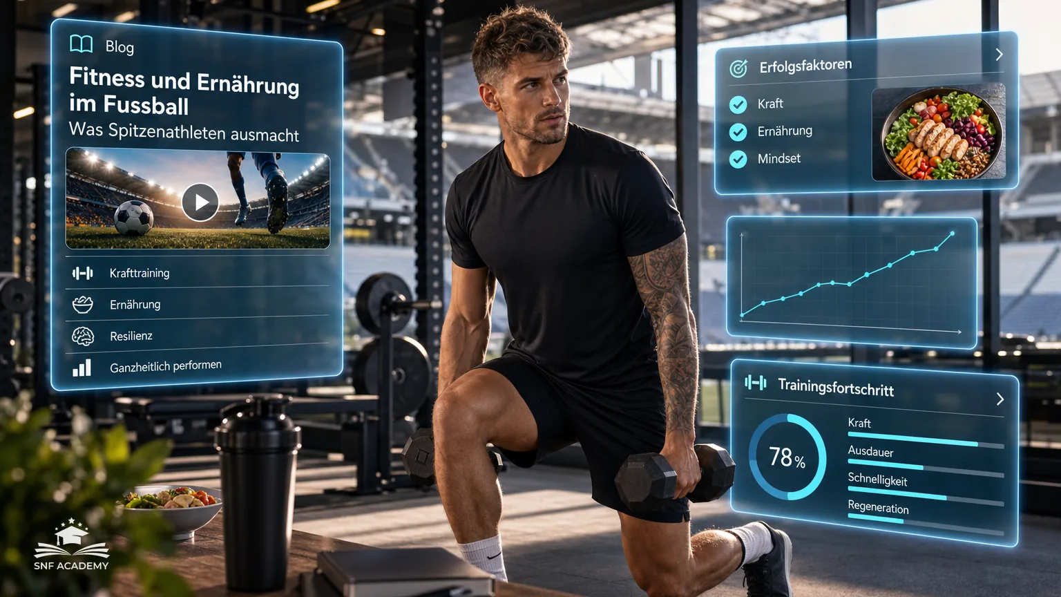 Die Bedeutung von Krafttraining, Ernährung und Resilienz für Spitzenathleten wie Cristiano Ronaldo