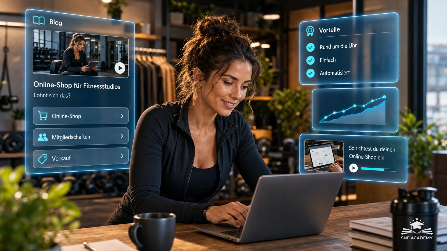 Ist ein Online Shop mit WooCommerce für ein Fitnessstudio empfehlenswert, um Mitgliedschaften oder Produkte zu verkaufen?