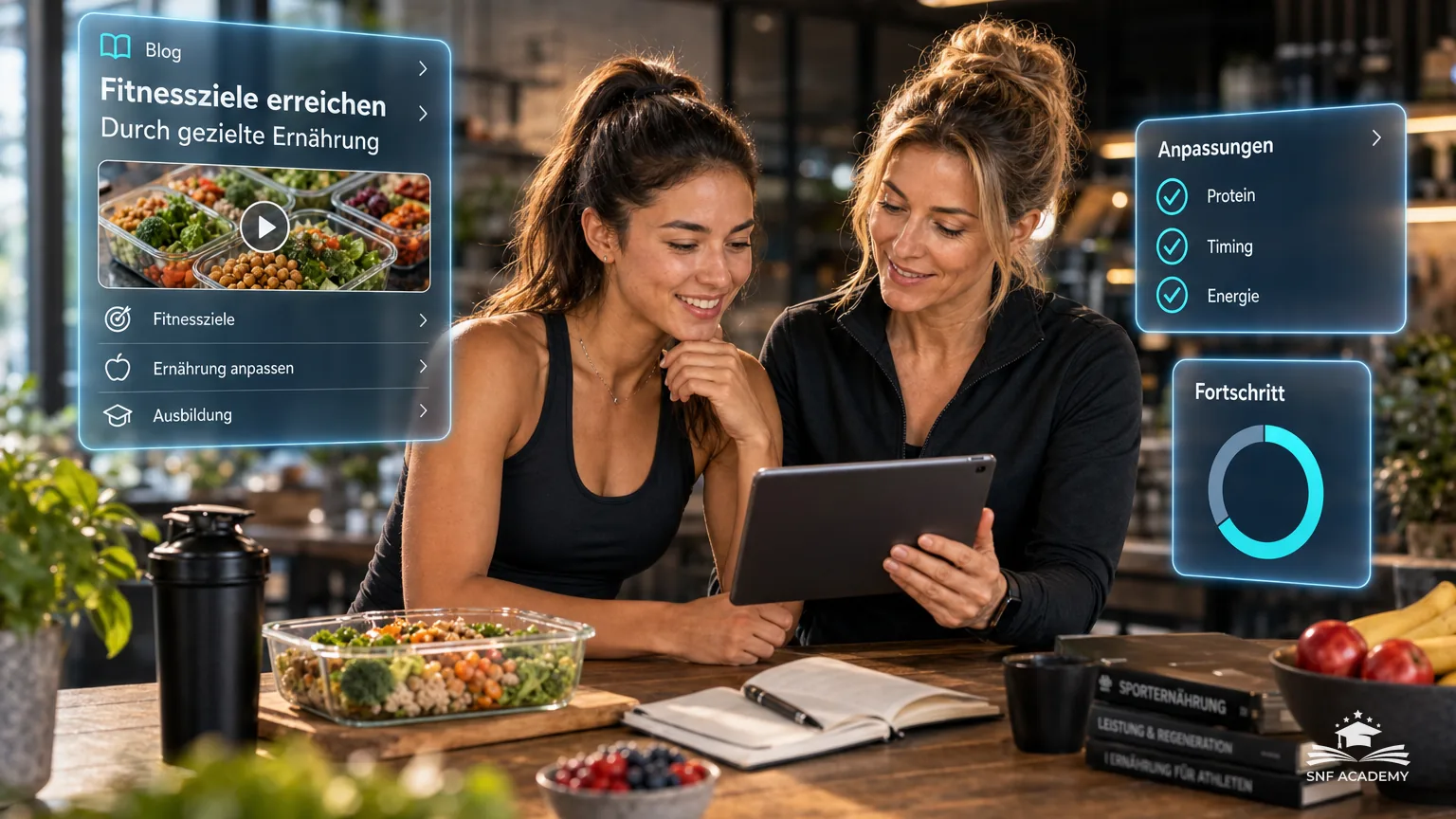 Erreiche deine Fitnessziele durch gezielte Ernährungsanpassungen: Unsere Online-Ausbildung zum Dipl. Ernährungscoach