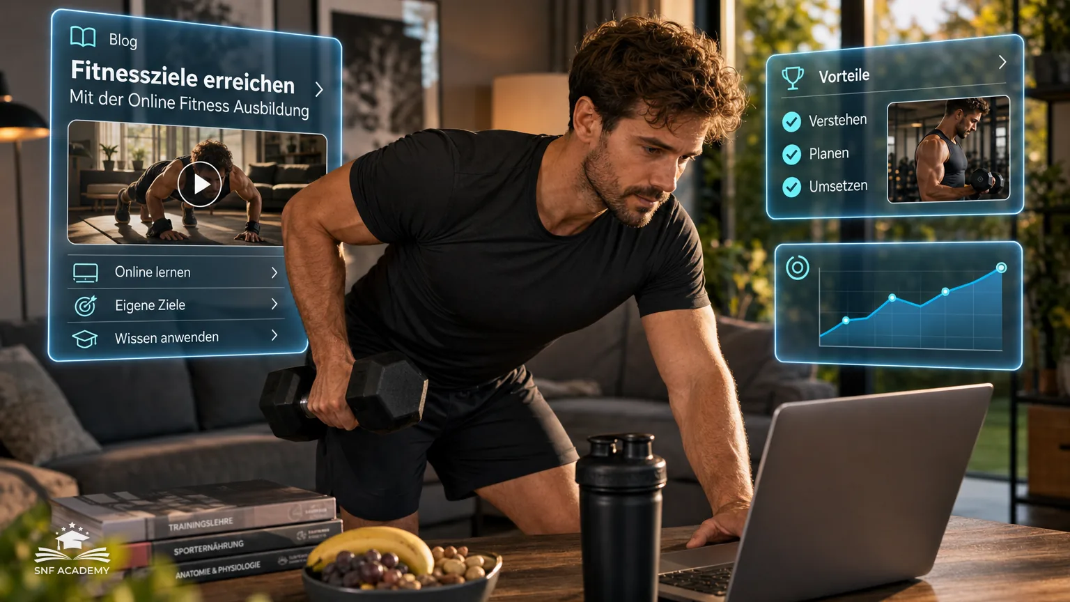 Wie kann ich die online Fitness Ausbildung nutzen, um meine persönlichen Fitnessziele effektiver zu erreichen?