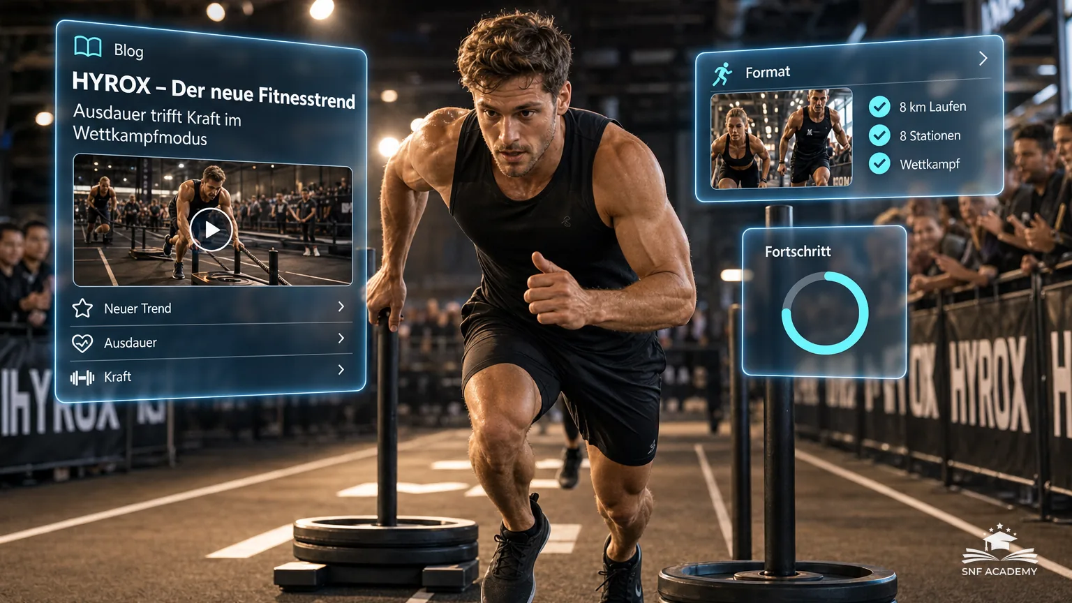 HYROX – Der neue Fitnesstrend: Ausdauer trifft Kraft im Wettkampfmodus