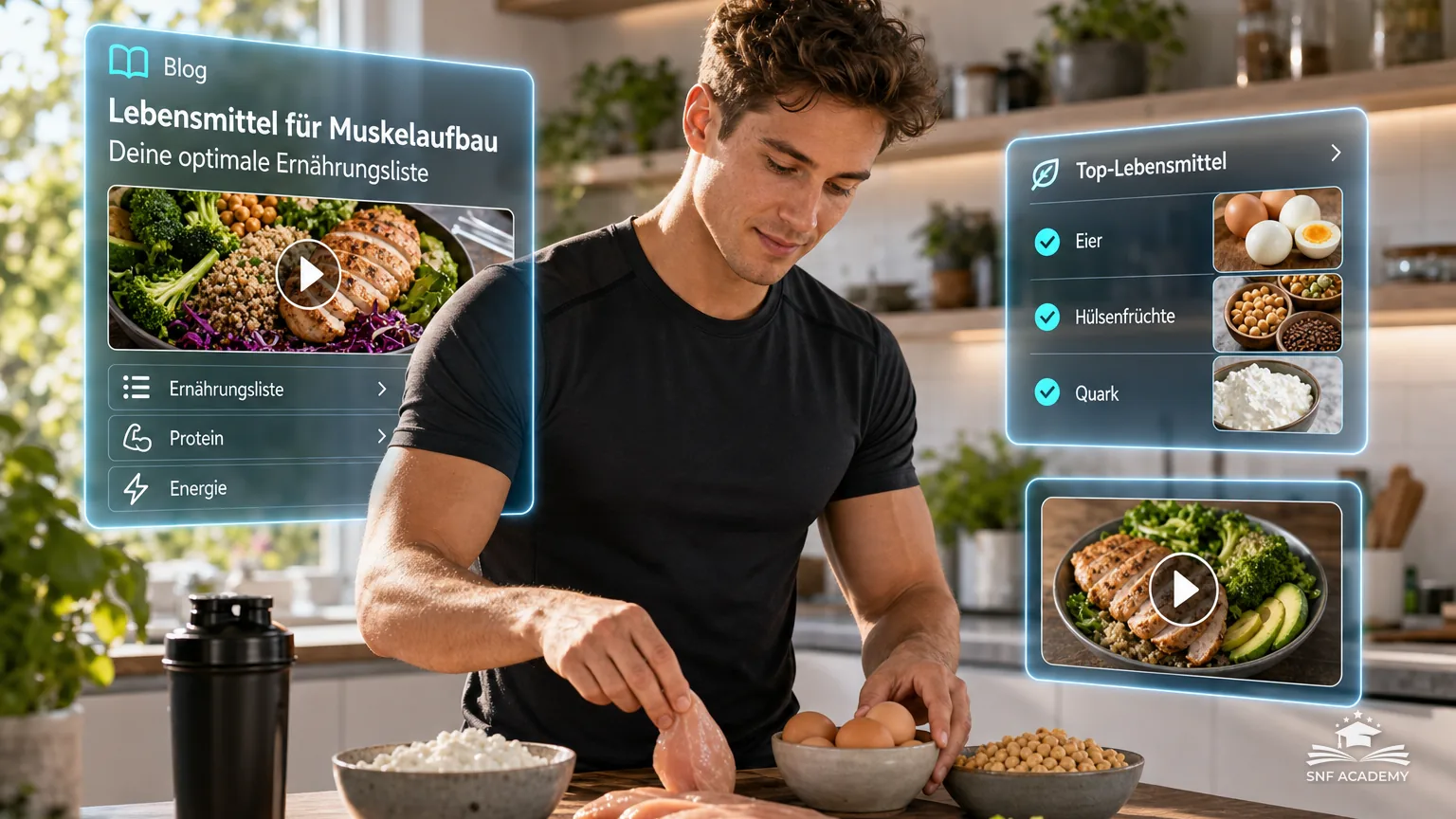 Lebensmittel für Muskelaufbau: Deine optimale Ernährungsliste