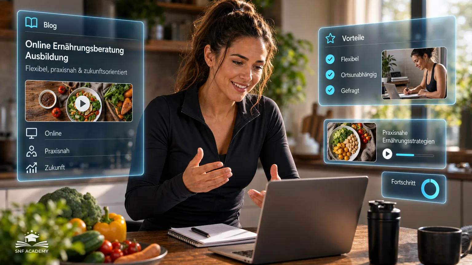 Online Ernährungsberatung Ausbildung – Flexibel, praxisnah & zukunftsorientiert