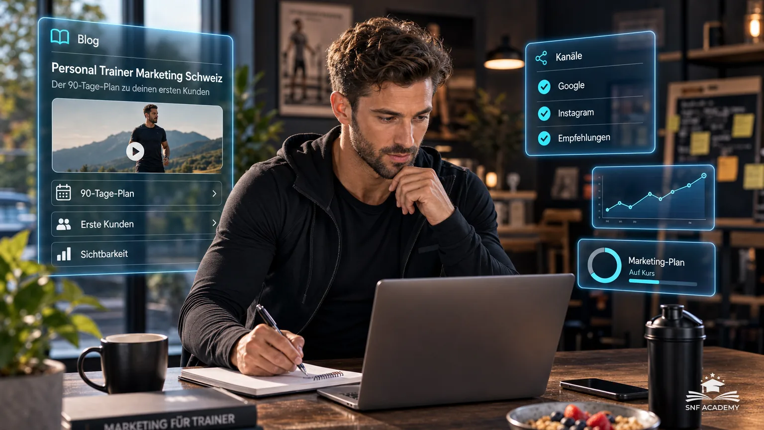 Personal Trainer Marketing Schweiz: Der 90-Tage-Plan zu deinen ersten Kunden