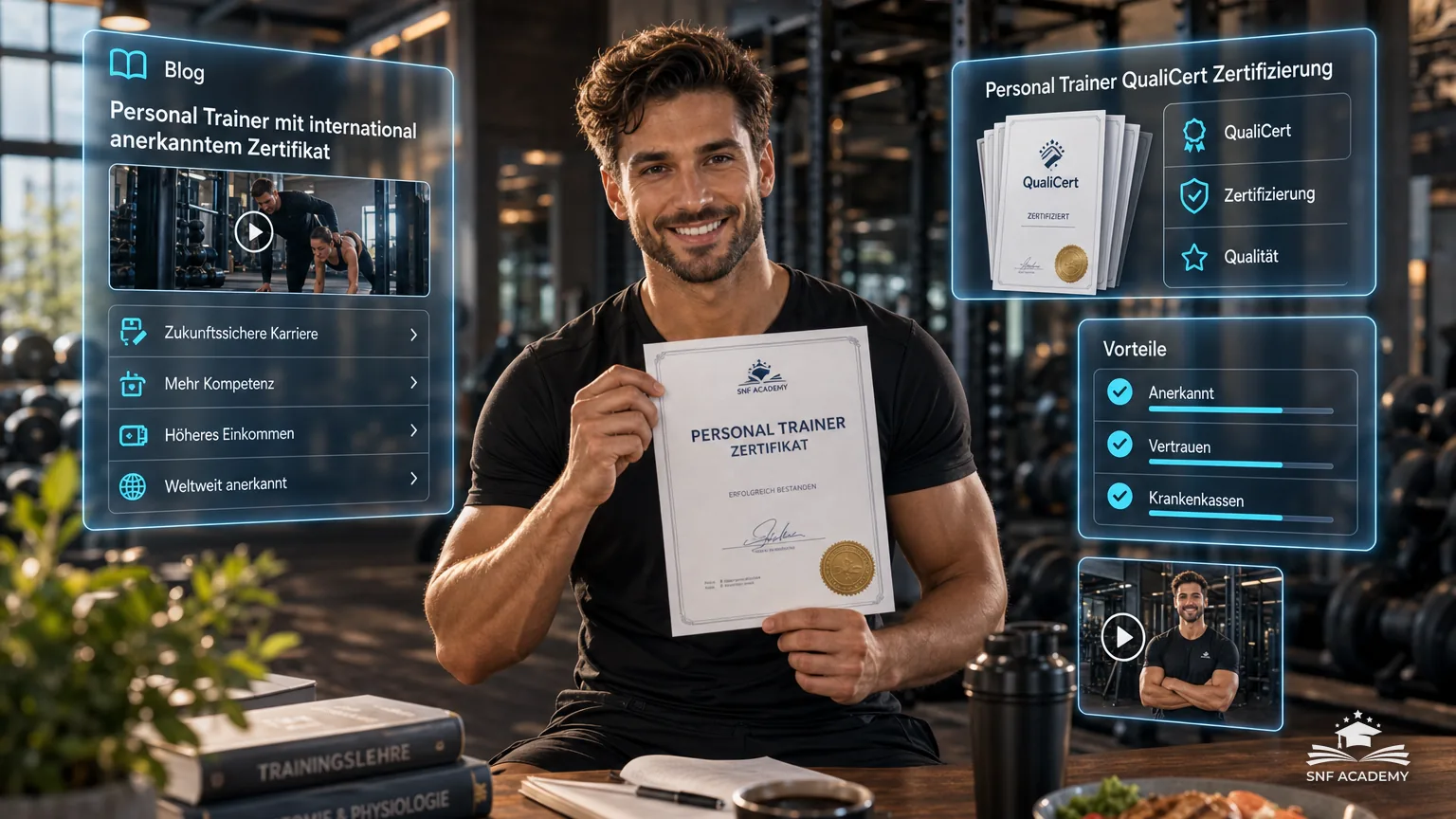 Personal Trainer QualiCert Zertifizierung