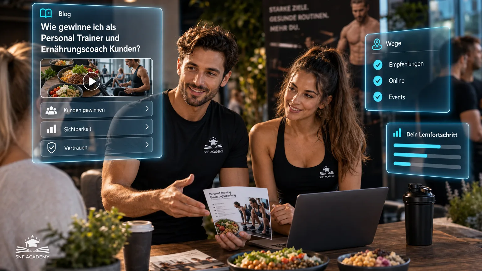 Wie gewinne ich als Personal Trainer und Ernährungscoach Kunden?