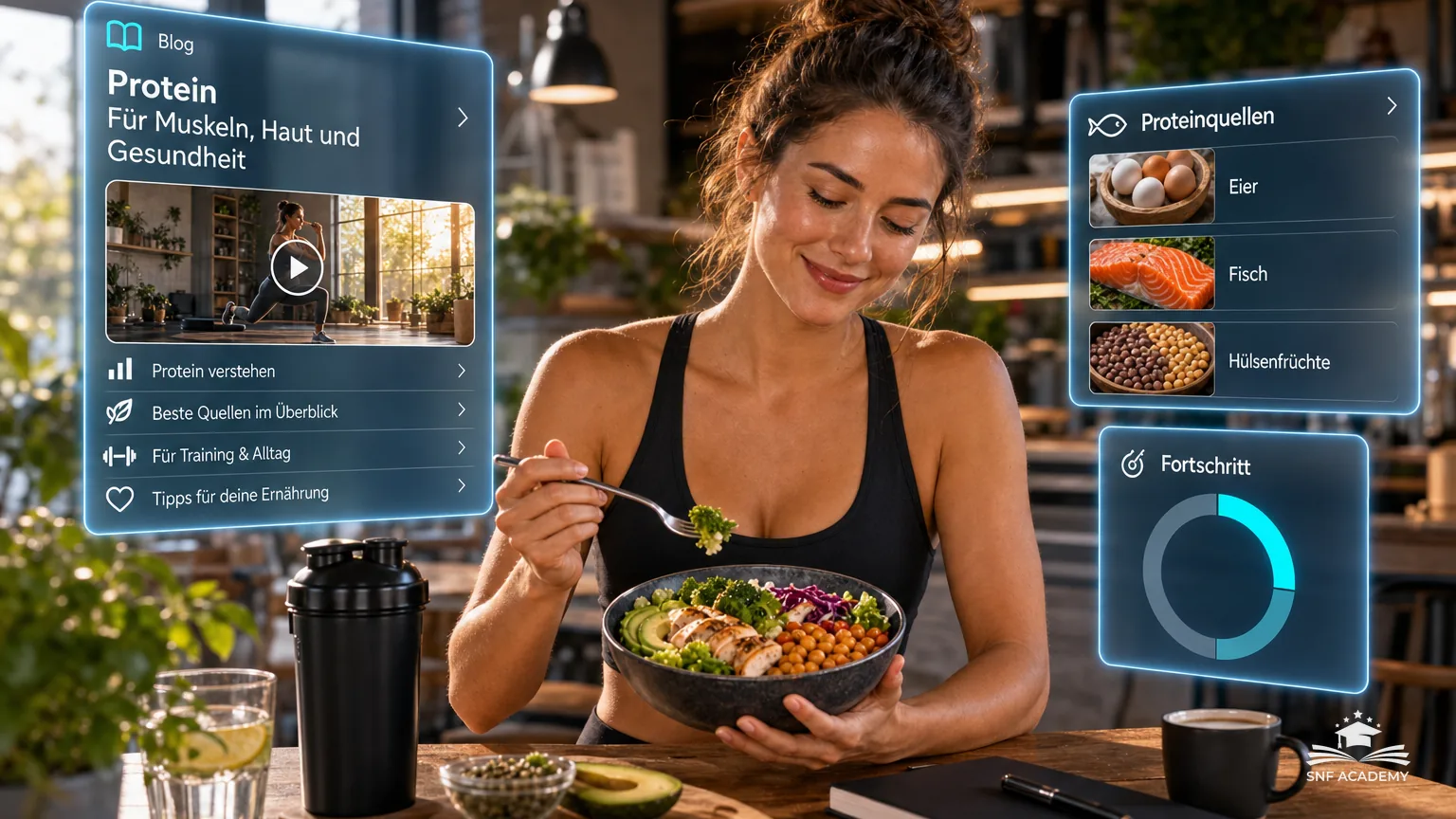 Protein, Muskelaufbau, Schöne Haut, Fitness, Gesundheit