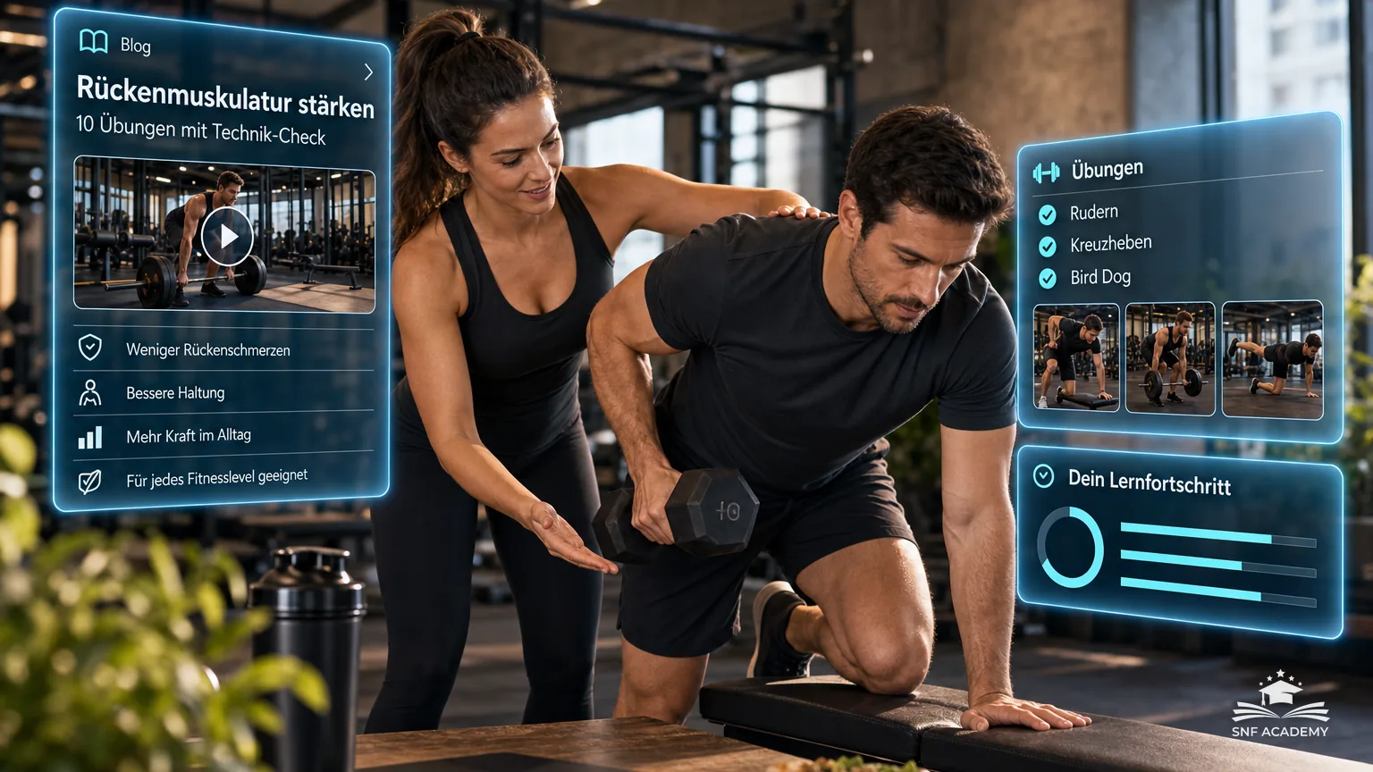 Rückenmuskulatur stärken: 10 Übungen mit Technik-Check
