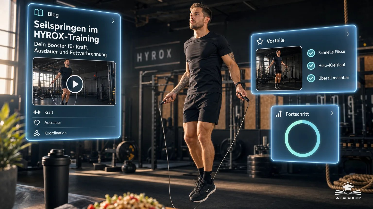 Seilspringen im HYROX-Training – Dein Booster für Kraft, Ausdauer und Fettverbrennung