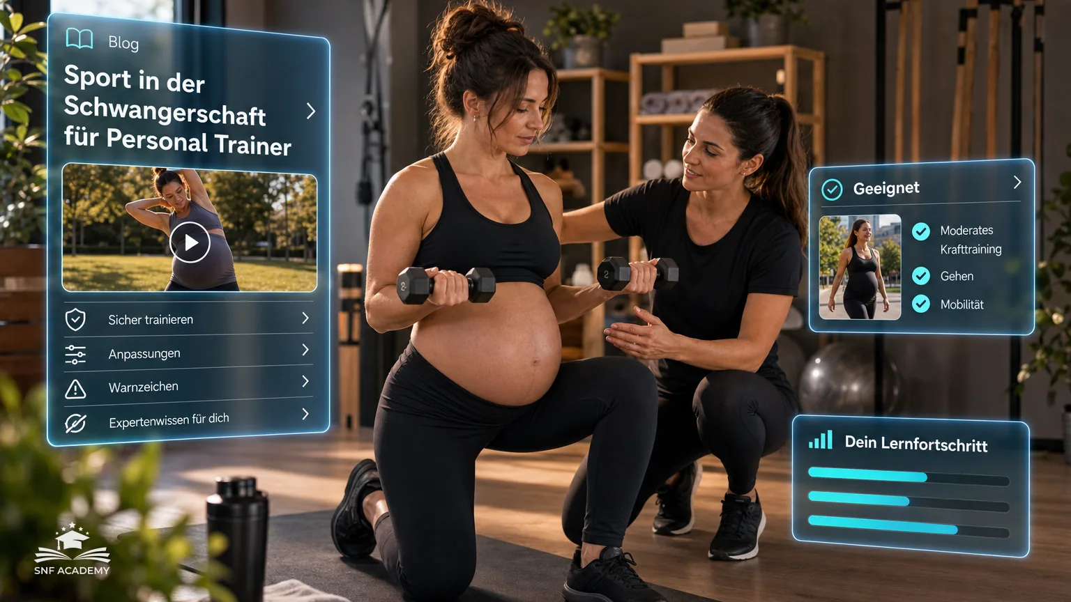 Sport in der Schwangerschaft für Personal Trainer