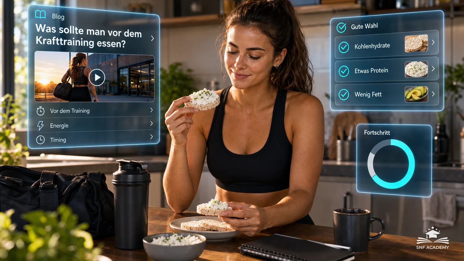 Was sollte man vor dem Krafttraining essen?