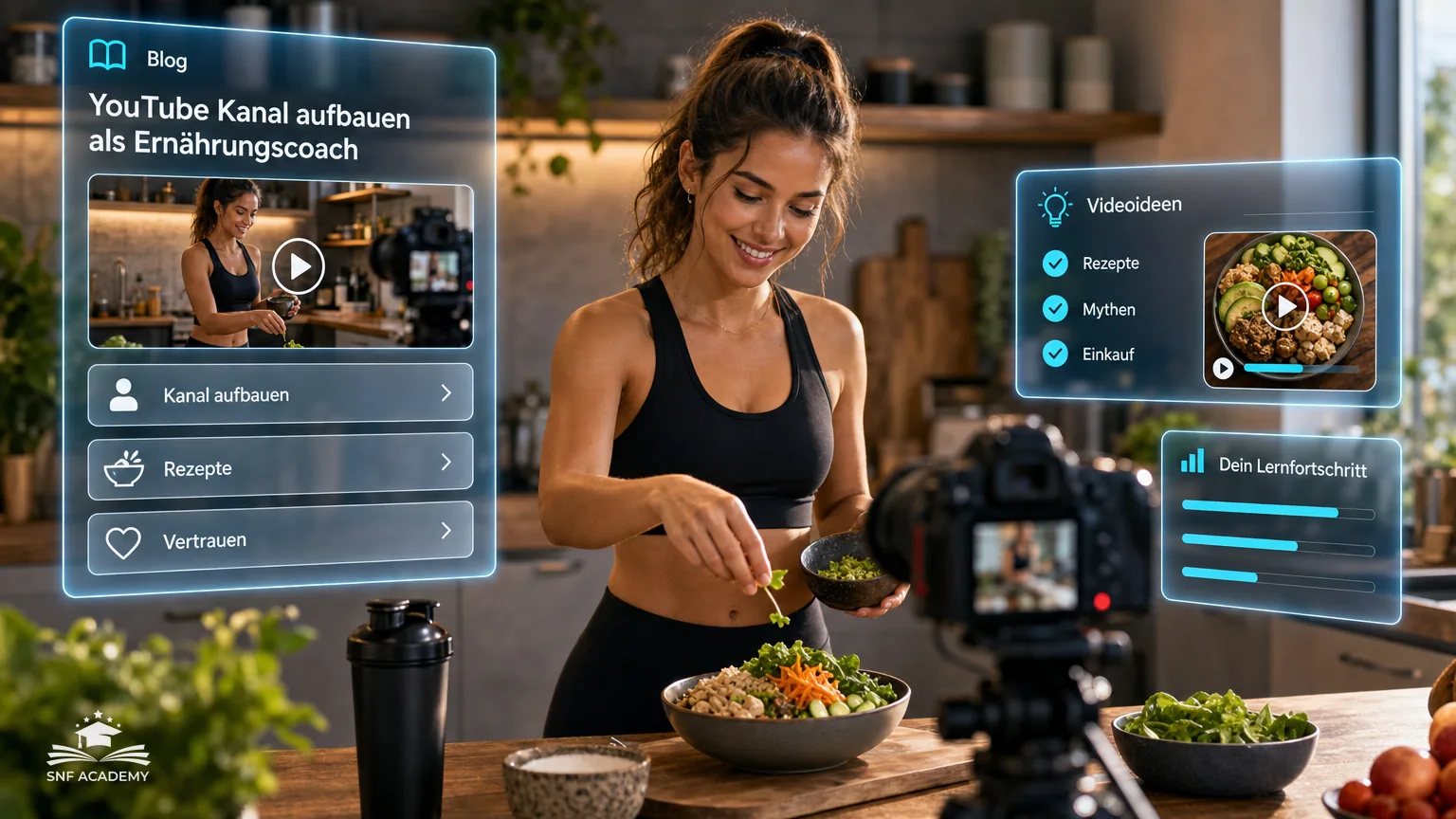 YouTube Kanal aufbauen als Ernährungscoach