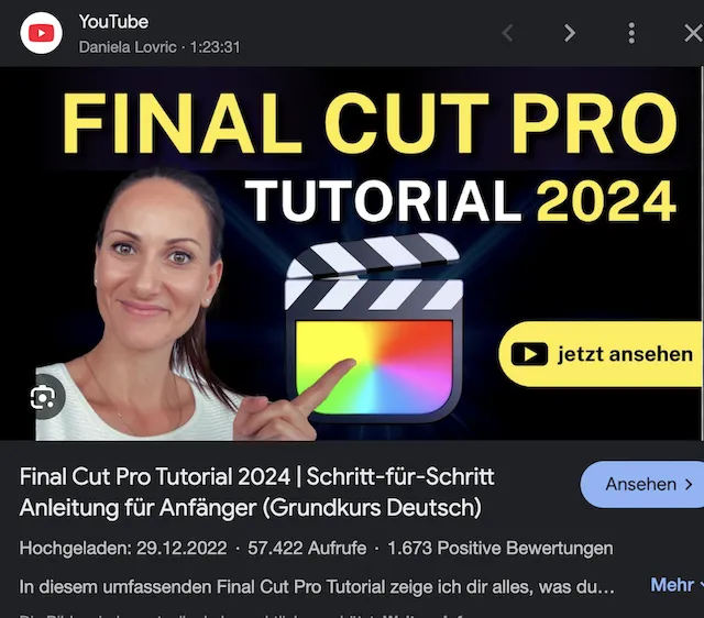 digital content creator final cut pro tutorial