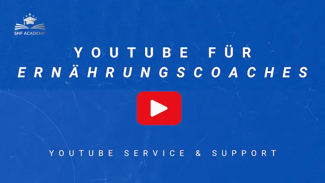 youtube für ernährungscoaches